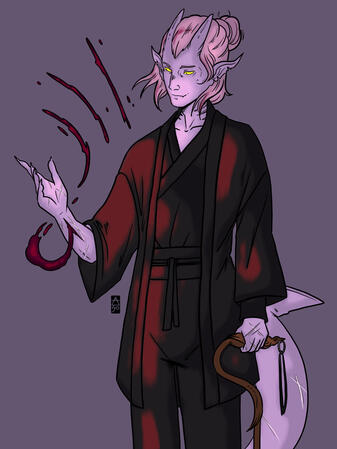 OC, Wren: Casting Blood Magic