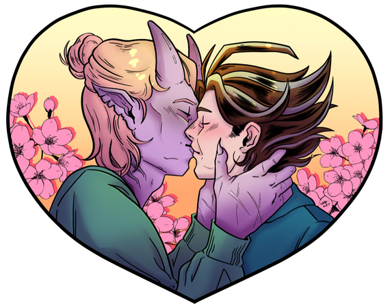 OC, Wren &amp; Derek: Kissing