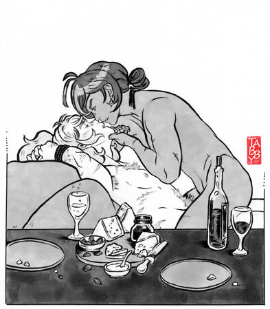 Genshin, Diluc & Kaeya: Late Night Snack